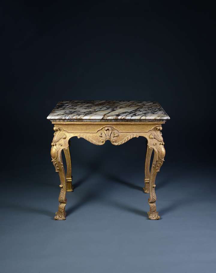 A Rare George I Giltwood Side Table Possibly